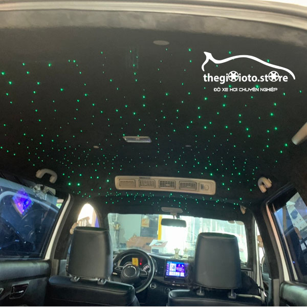 Độ đèn trần sao xe Ertiga tại Hải Phòng