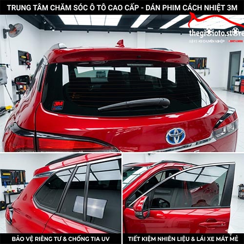 Dán Phim Cách Nhiệt 3M Cho Xe Cross