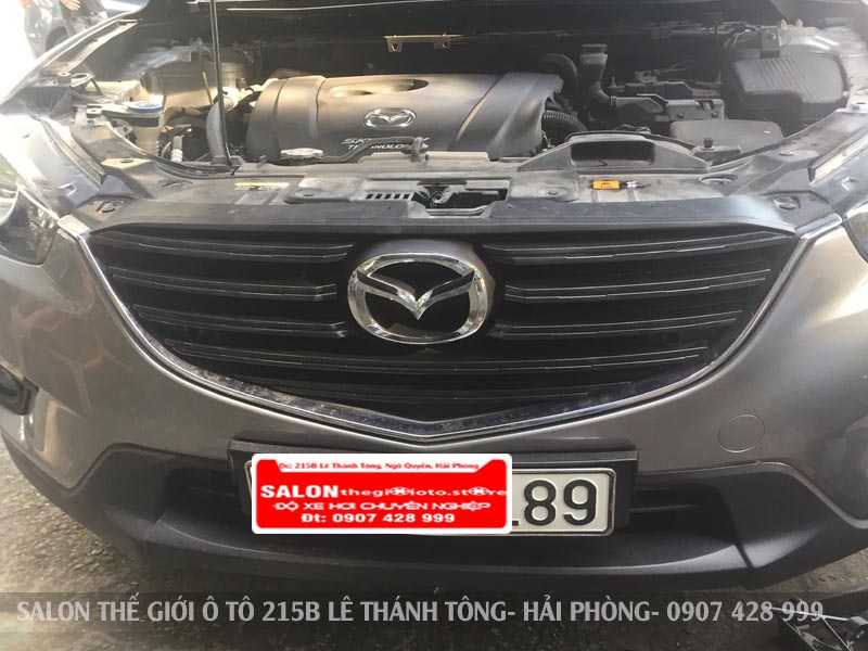 Mặt ca lăng xe CX5 - thay mặt nạ xe CX5