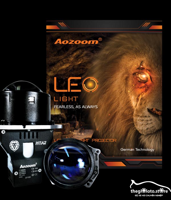 Độ đèn bi led Lion King hãng Aozoom
