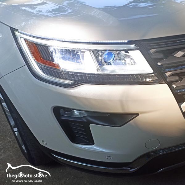 Độ đèn bi LED cho xe Ford Explozer