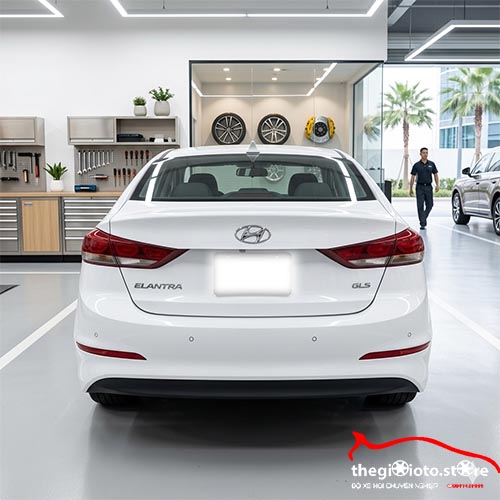 Độ bi gầm hiệu AOZOOM cho xe Elantra