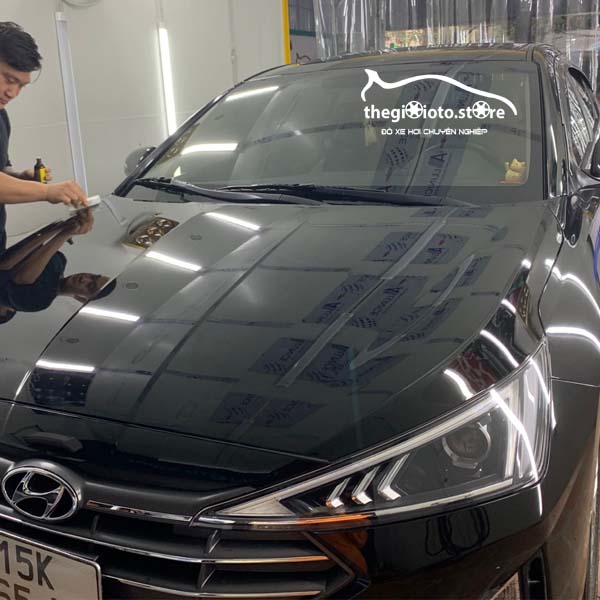 Phủ ceramic cho xe Elantra tại Hải Phòng