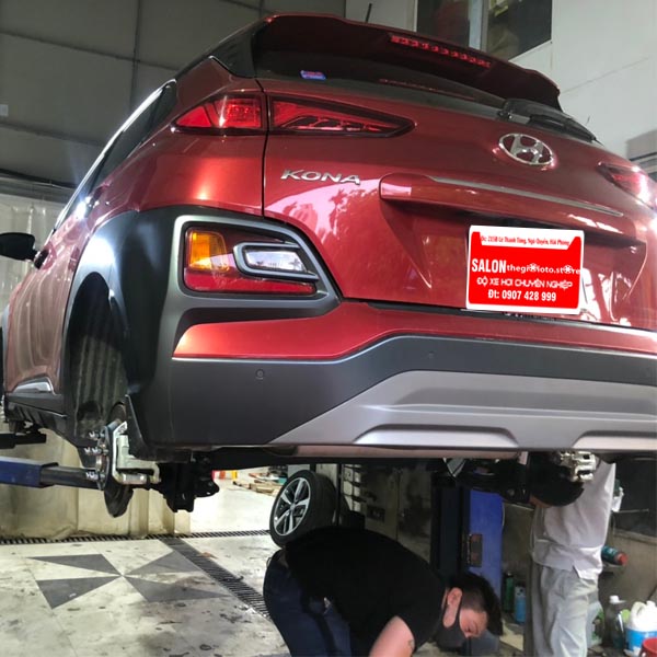 Sơn phủ gầm xe Hyundai Kona