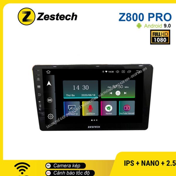 Màn hình Android Zestech Z800pro cho xe Outlander
